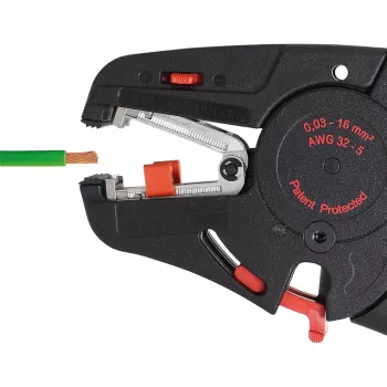 Pelacables automático (negro/rojo, hasta 16mm²)