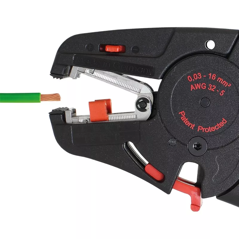 Pelacables automático (negro/rojo, hasta 16mm²)