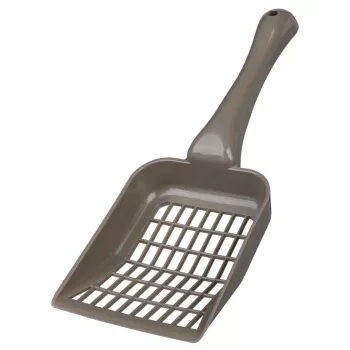 Pala para arena Trixie 4049 tamiz de plástico beige — para gatos y pequeños animales, 1 unidad, ligera
