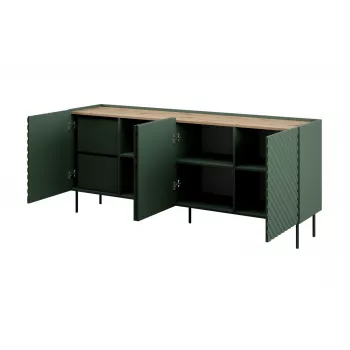 Cómoda 4D2SZ ONDA 200x45xH85 verde