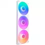 NZXT F360 RGB Core 120mm ARGB Pack de 3 Blanco