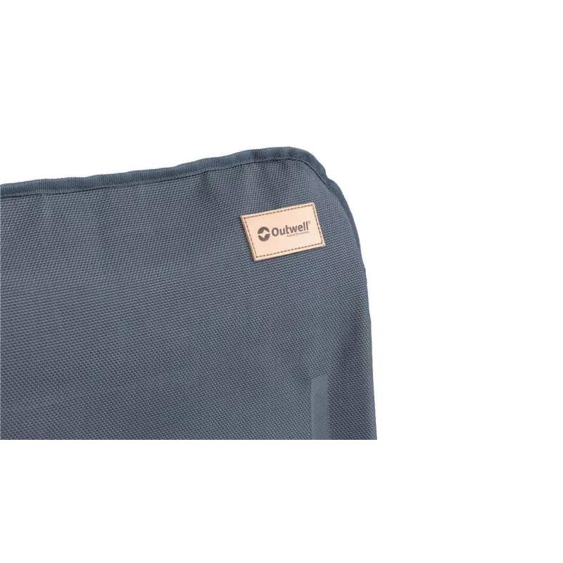 Silla de camping Outwell Cromer — silla plegable de 2 patas, carga máx. 120 kg, peso 5,4 kg, azul