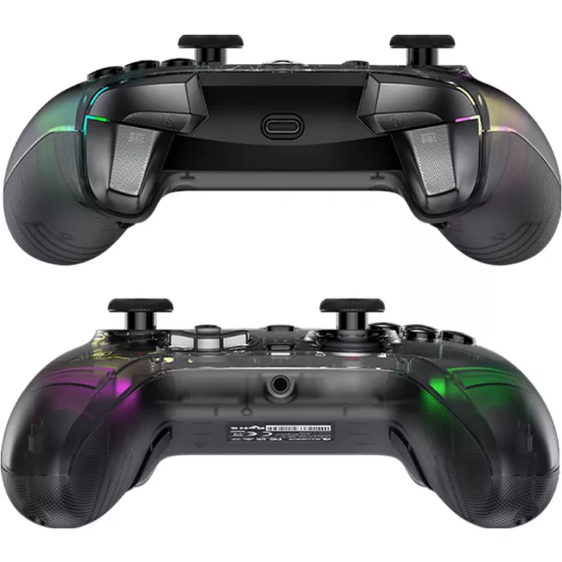 Mando GameSir Kaleid Negro Transparente con cable USB Type-C para Xbox One / Xbox Series X / Series S, cable de 3 m