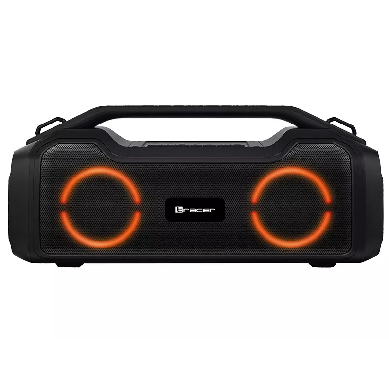 Altavoz portatil estereo TRACER BigBoy TWS Bluetooth 40 W RMS, Bluetooth 5.3, 12 h de bateria, negro
