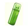 Memoria USB Silicon Power Helios 101 — 8 GB, USB 2.0, Type-A, verde, diseño con tapa