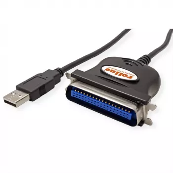ROLINE 12.02.1092 Adaptador de cable IEEE 1284 USB-A Negro (12.02.1092)