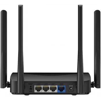 Router de sobremesa MERCUSYS MR25BE EasyMesh Wi‑Fi 7 dual‑band 2,4/5 GHz, 3600 Mbit/s, 3× Gigabit-LAN, 4 antenas externas