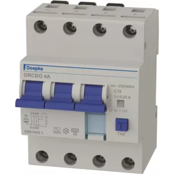 Doepke Combinación diferencial y magnetotérmico DRCBO4 C16/0,03/3N-A (09945124)