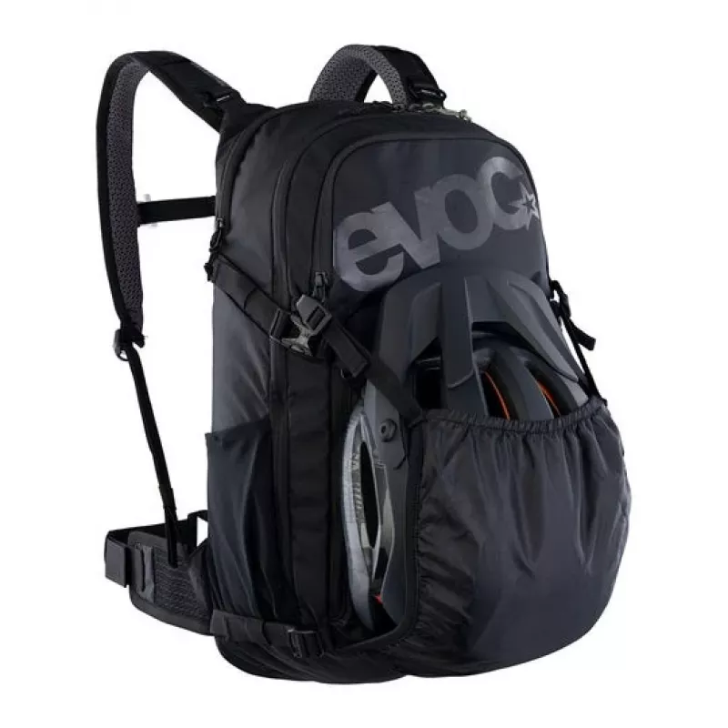 Mochila EVOC Stage mochila de bicicleta negra nailon, polirratán