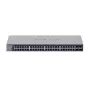 Switch Gigabit Ethernet gestionado Netgear GS752TX, 48x RJ-45 10/100/1000, soporte 10G, rack 1U, gris