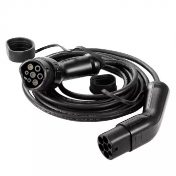 Cable de carga para vehículo eléctrico Type 2 - Type 2, 32A, 7.2kW, 1 fase, 5m