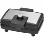 Clatronic WA 3606 gofrera 2 gofres negra, acero inoxidable 800 W