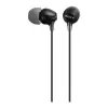 Sony MDR-EX15AP, con cable, 8 - 22000 Hz, Llamadas/Música, 3 g, Auricular, negro
