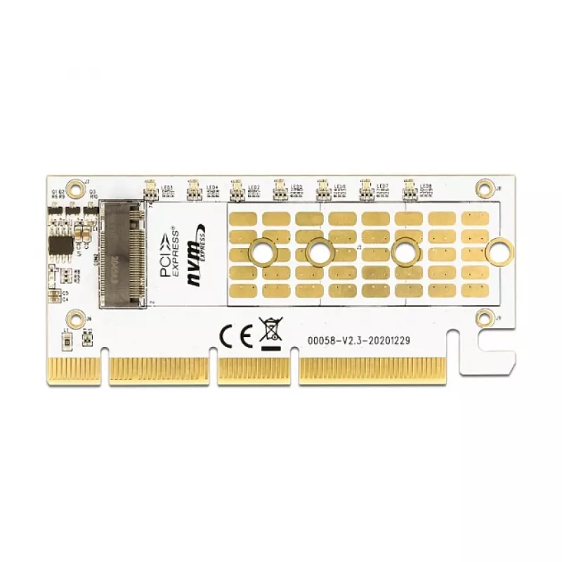 Tarjeta PCI Express x16 DeLOCK 90566 NVMe M.2 Key M