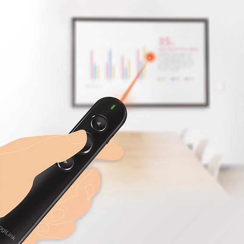 Presentador inalámbrico LogiLink ID0190 negro