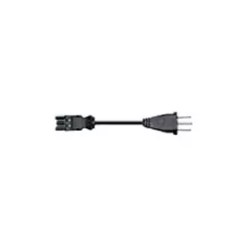 Cable de alimentación Bachmann GST18 3 m, conector macho de red tipo J, negro