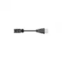 Cable de alimentación Bachmann GST18 3 m, conector macho de red tipo J, negro