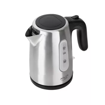 Hervidor eléctrico Adler AD 1273 1 L 1200 W negro avellana acero inoxidable