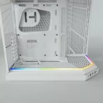 Tira LED HYTE Noodle LN70 ARGB blanca — tira de iluminación ARGB direccionable para carcasas de PC e iluminación ambiental