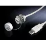 Cable USB A a USB A, Rittal 2482.220 — 1 m, blanco, conector macho a conector hembra