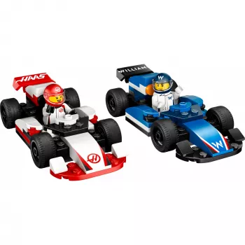 LEGO CITY 60464 F1 - Williams Racing y Haas F1 Coche de carreras
