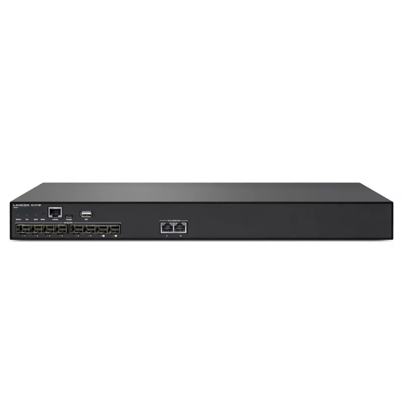LANCOM XS-5110F Managed L2/L3 10G Ethernet (100/1000/10000) 1U negro