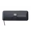 Calefactor eléctrico de cuarzo SUNRED LUG-2000W — 2000 W, elemento de vidrio de cuarzo, para exterior, montaje en pared, IP24, negro