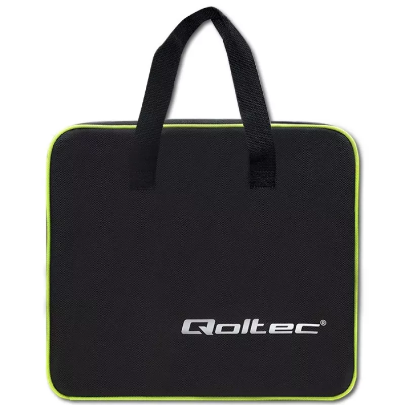 Cargador de coche EV móvil Qoltec ajustable 2en1 Type2 | 7kW | 230V | CEE 3 PIN | Wi-Fi | LCD | portátil | wallbox | 5m