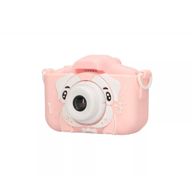 Extralink H28 SINGLE PINK – Cámara digital infantil en rosa/blanco, para niños a partir de 3 años