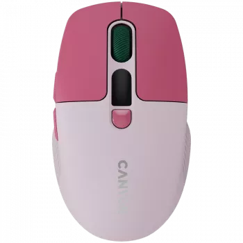 Ratón Canyon MW-26 - óptico inalámbrico 2 en 1 Bluetooth / 2,4 GHz - silencioso - rosa
