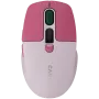 Ratón Canyon MW-26 - óptico inalámbrico 2 en 1 Bluetooth / 2,4 GHz - silencioso - rosa