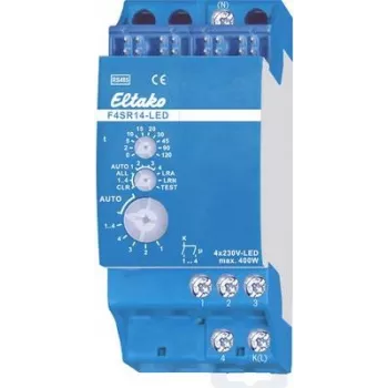 Relé de impulso por radio RS485 4 canales F4SR14-LED (30014076)