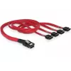 Delock - Cable SATA / SAS - 4-Lane - SATA (H) a 36 PIN 4iMini MultiLane (M) - 50 cm (83057)