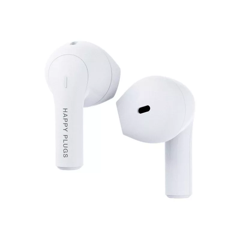 Auriculares happy plugs JOY TWS in-ear Bluetooth para llamadas, música, deporte — blanco, 20–20000 Hz