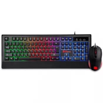 Tt eSPORTS Challenger Combo USB QWERTY alemán negro (CM-CHC-WLXXPL-GR)