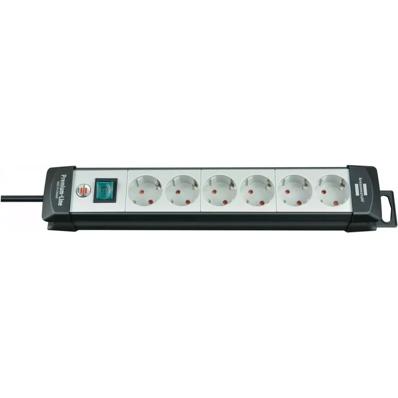 Alargador de corriente Brennenstuhl 1951560100 3m 6 tomas AC negro gris