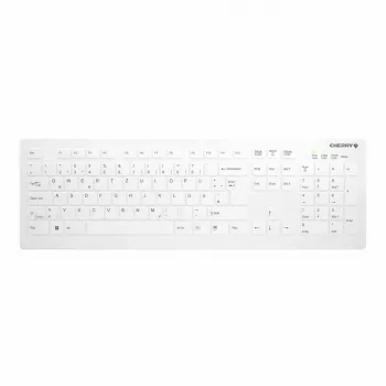 Teclado médico Contour Design Active Key Contour QuickClean IP68 tamaño completo inalámbrico blanco DE C8112