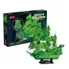 Puzle 3D modelo El Holandés Errante, que brilla en la oscuridad, cubicfun 306-T4041H