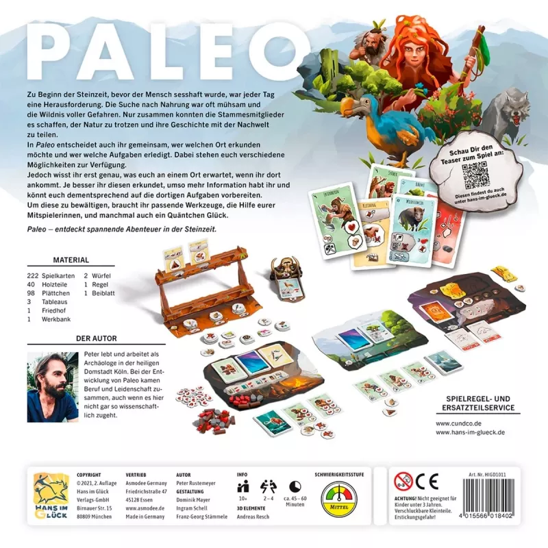 Paleo, juego de mesa experto del año 2021