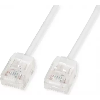 Cable de red UTP ROLINE Cat.6A RJ45 ultracorto blanco 3 m – Red – UTP (21.15.4473)