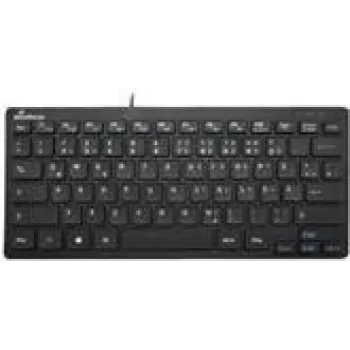 Teclado MediaRange MROS112 Office USB QWERTZ alemán suizo negro