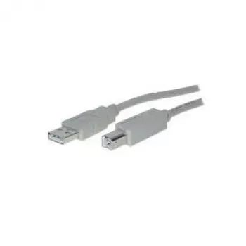 Cable USB S/CONN 5 m USB 2.0 A - USB 2.0 B gris
