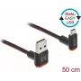 Cable USB DeLOCK EASY-USB 2.0 Type-A a Micro-B 0,5 m negro