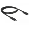 Cable USB DeLOCK 85533 USB 3.2 Gen 1 1 m USB C negro