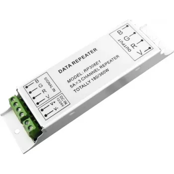 Amplificador de tira LED EUROLITE 50533000 para instalaciones LED de 12 V y 24 V