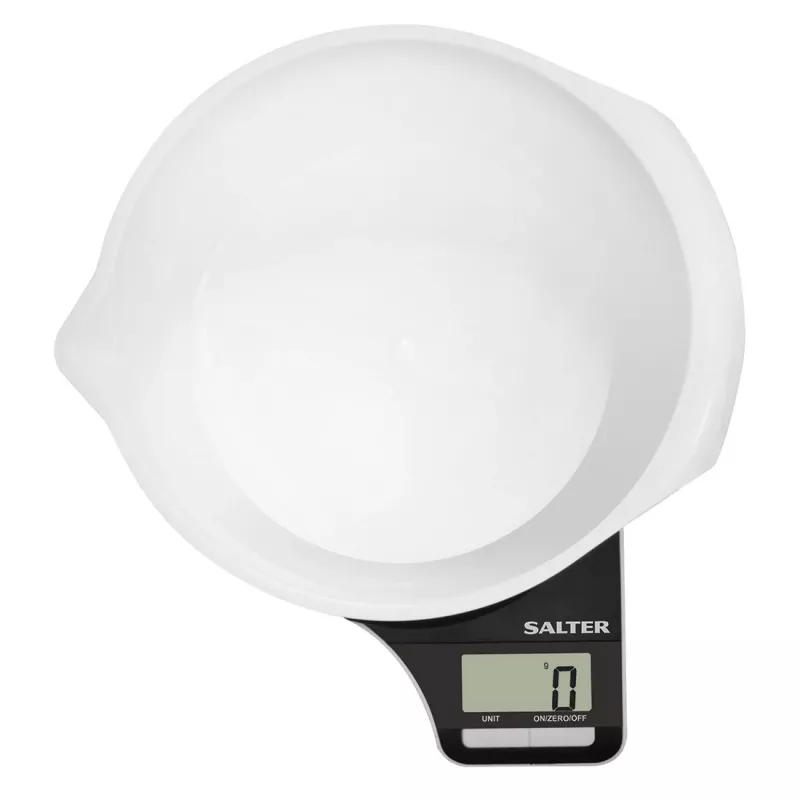 Báscula de cocina Salter Electronic Jugscale negra/blanca