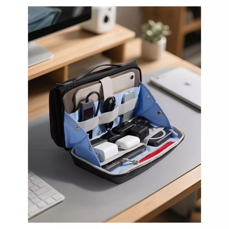 Funda para cables inateck 28 cm * 17 cm * 11,8 cm negra