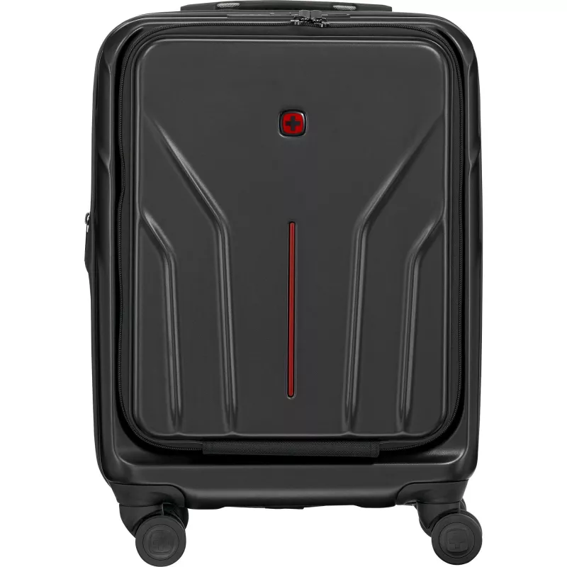 Trolley de cabina compacto de carcasa rígida Wenger Amplix 653323 — negro, compacto