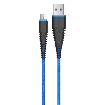 Cable USB Micro-B Devia Fish 1 Series 5V 2,4A 1,5m azul
