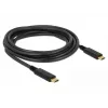 Cable USB DeLOCK 83325 USB 2.0 3 m USB-C negro